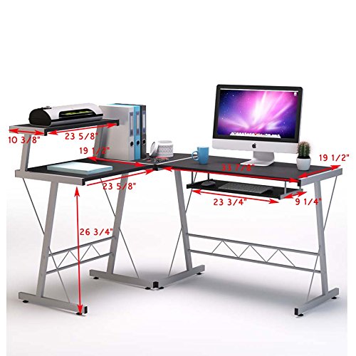 Modern Design L Shape Computer Desk