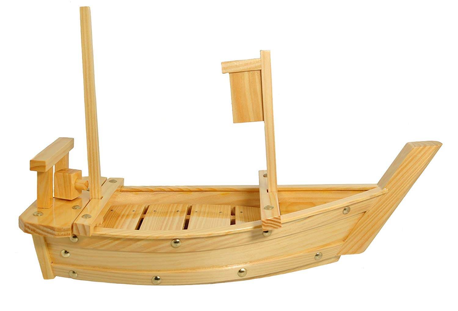 Natural Bamboo Wooden Sushi Tray Serving Boat