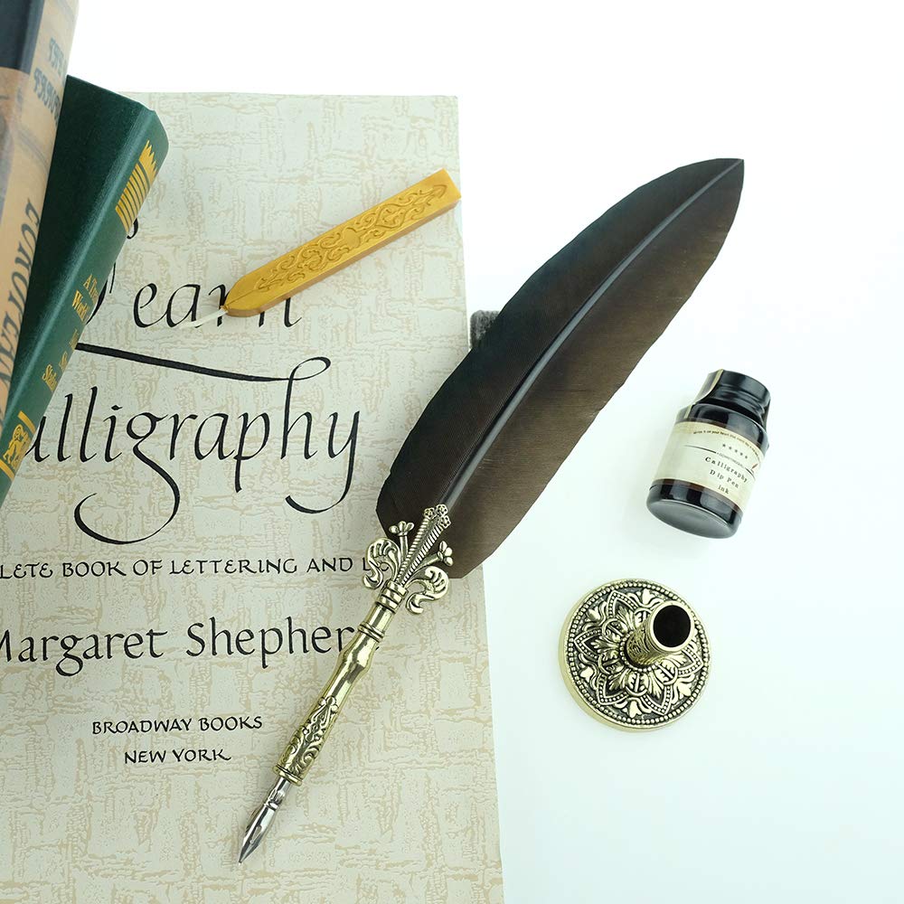 Antique Feather Writing Quill Pen