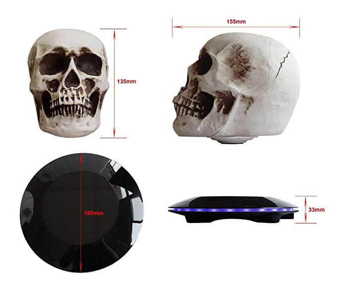 Magnetic Levitating Levitate Skull