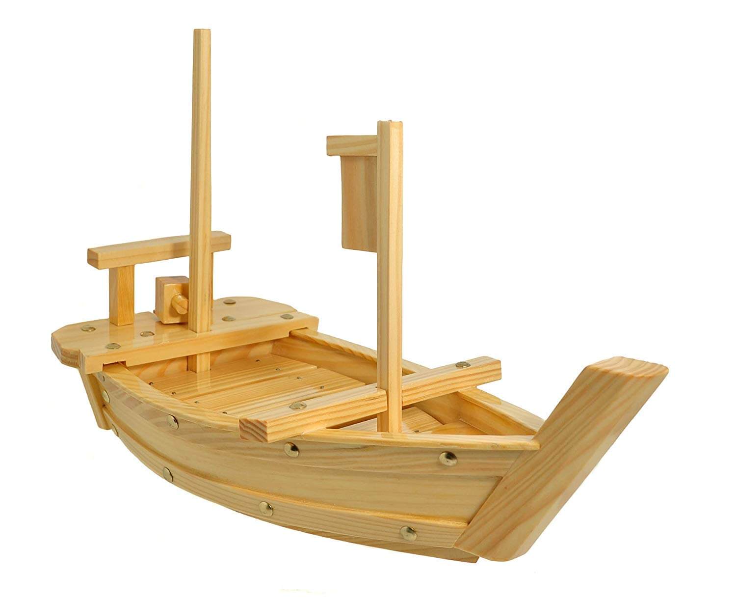 Natural Bamboo Wooden Sushi Tray Serving Boat