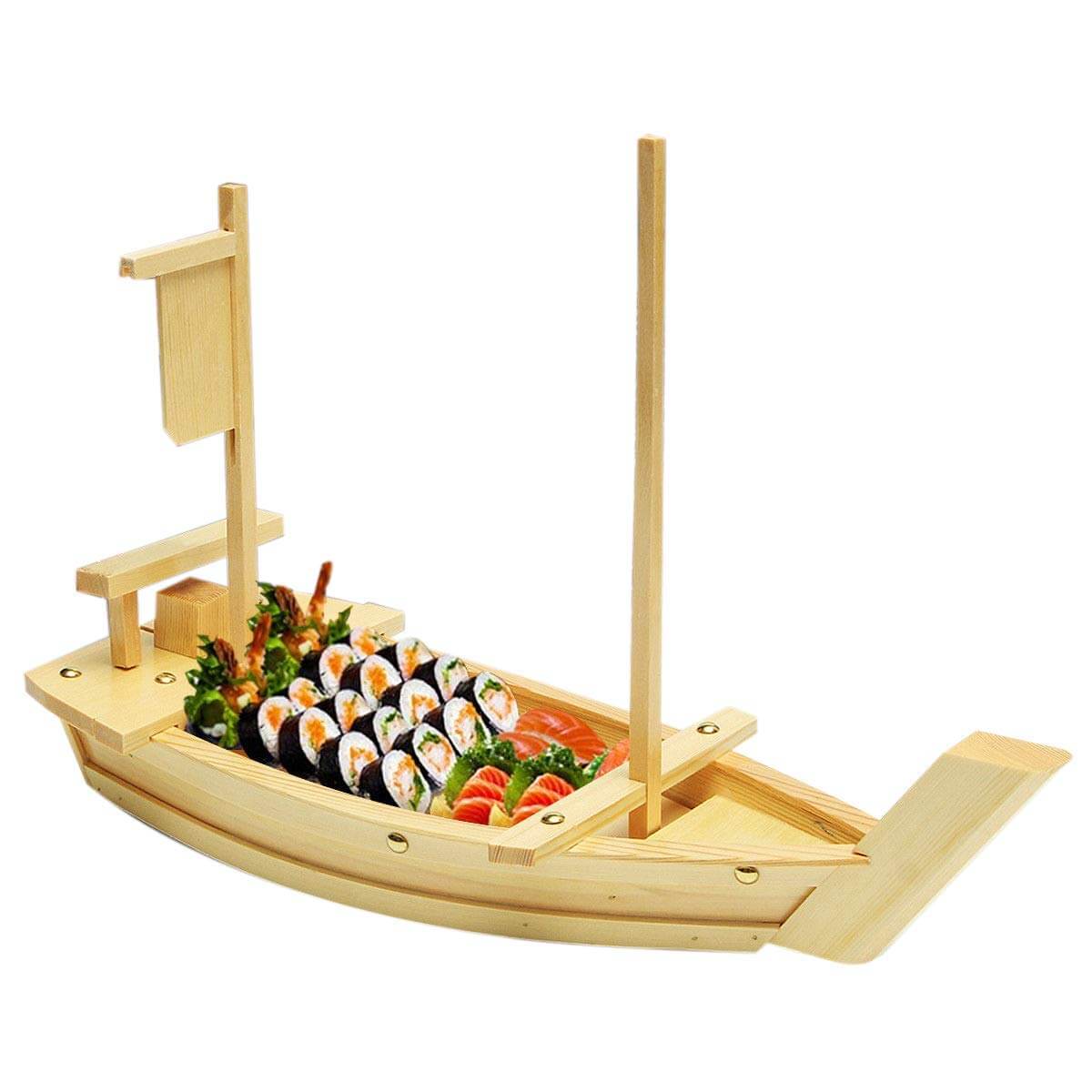 Bamboo Sushi Boat Trays