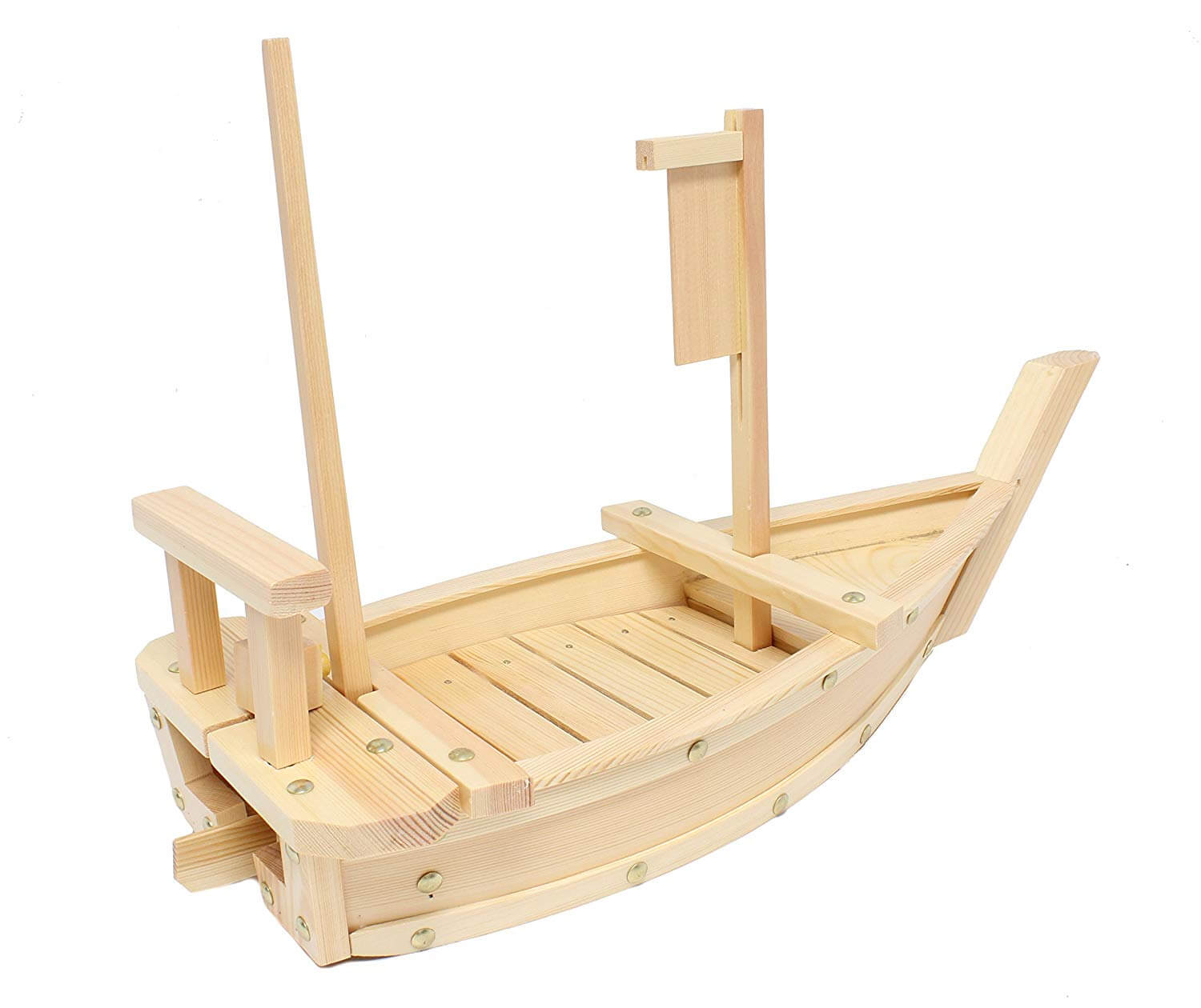 Natural Bamboo Wooden Sushi Tray Serving Boat