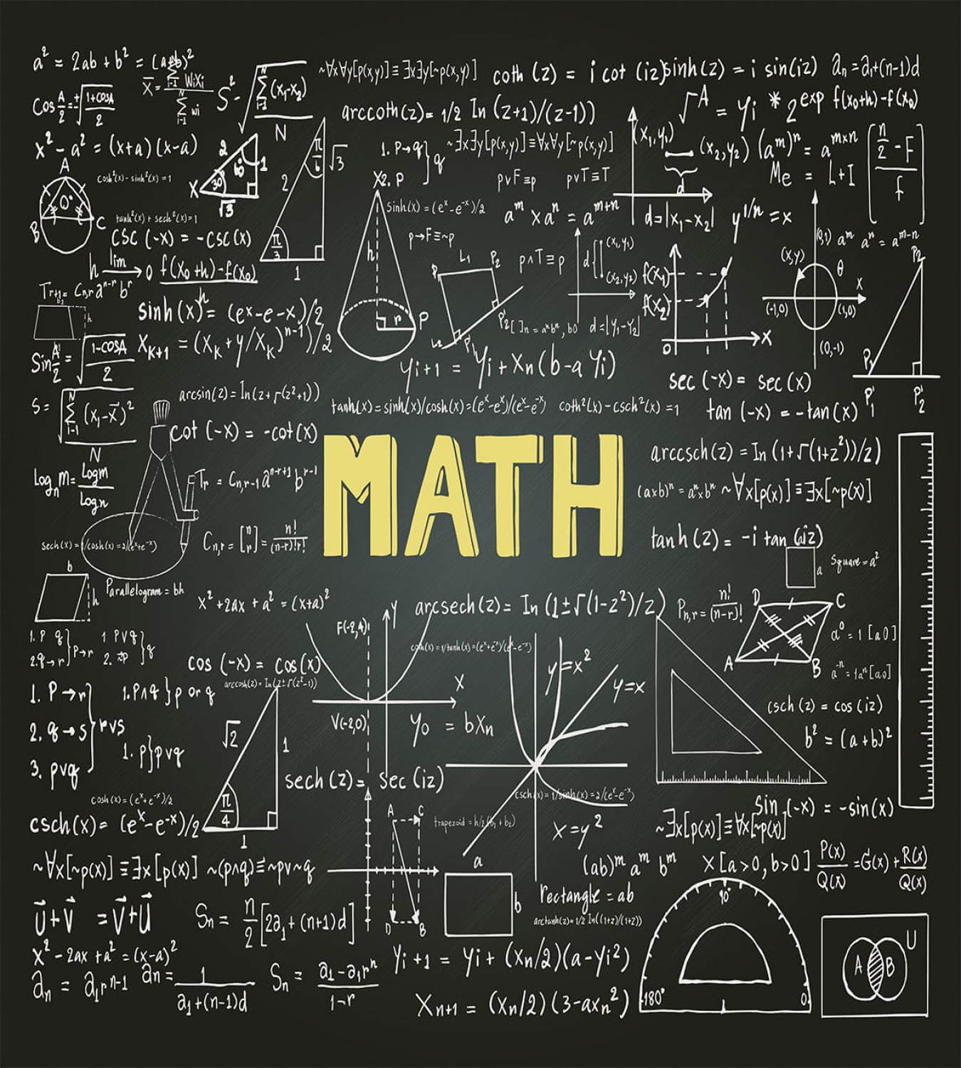 Mathematics Duvet Cover