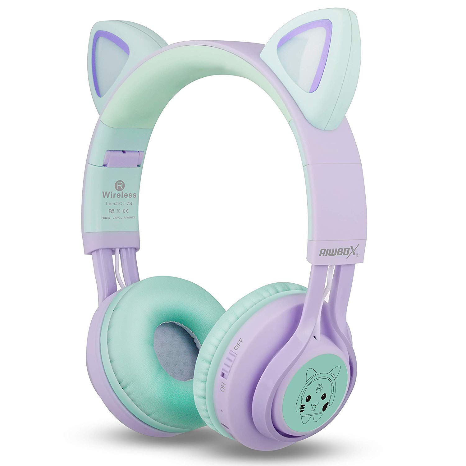 Cat Ear Bluetooth Kids Headphones