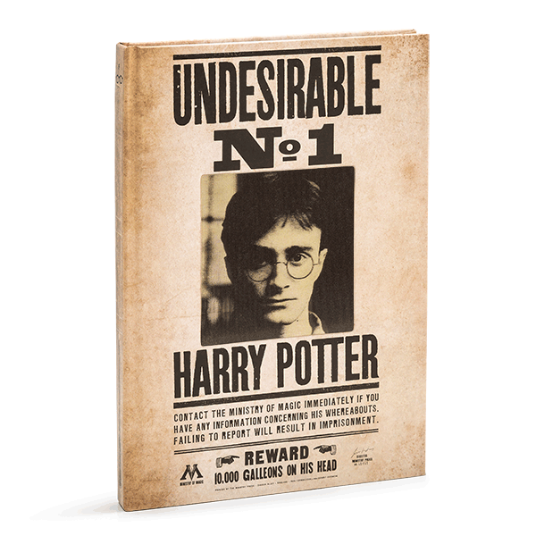 Harry Potter Lenticular Movement Notebook