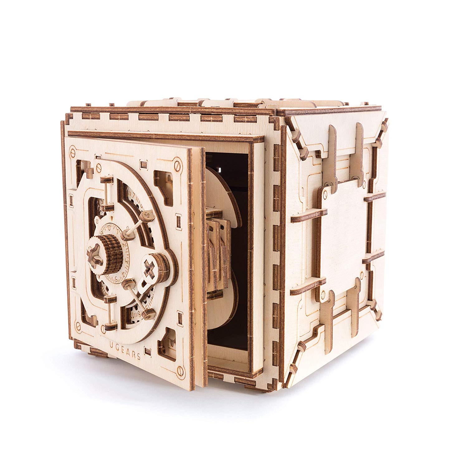 Ugears Mechanical 3D Wooden Safe