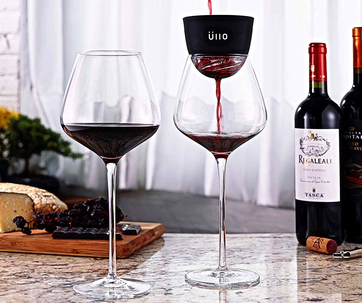 Ullo Wine Purifier and Wine Glass