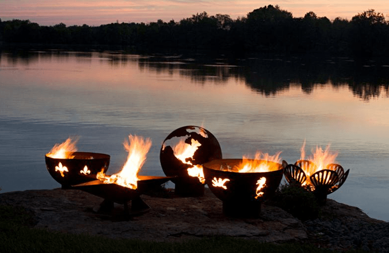 Earth Globe Fire Pit