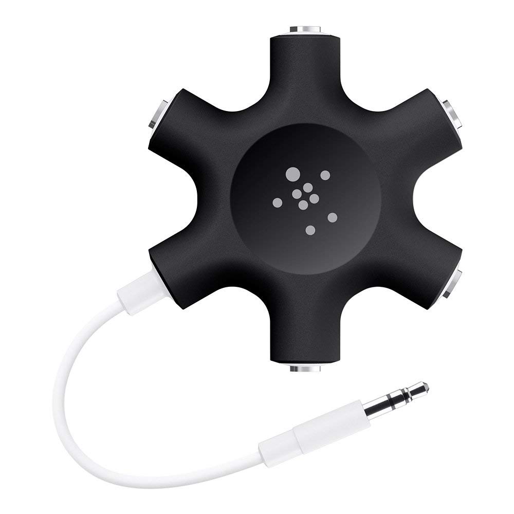 Multi Headphone Audio Splitter 5-Jack