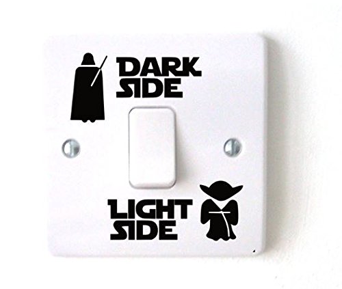 Star Wars Switch Vinyl Decal Sticker Dark and Light Side
