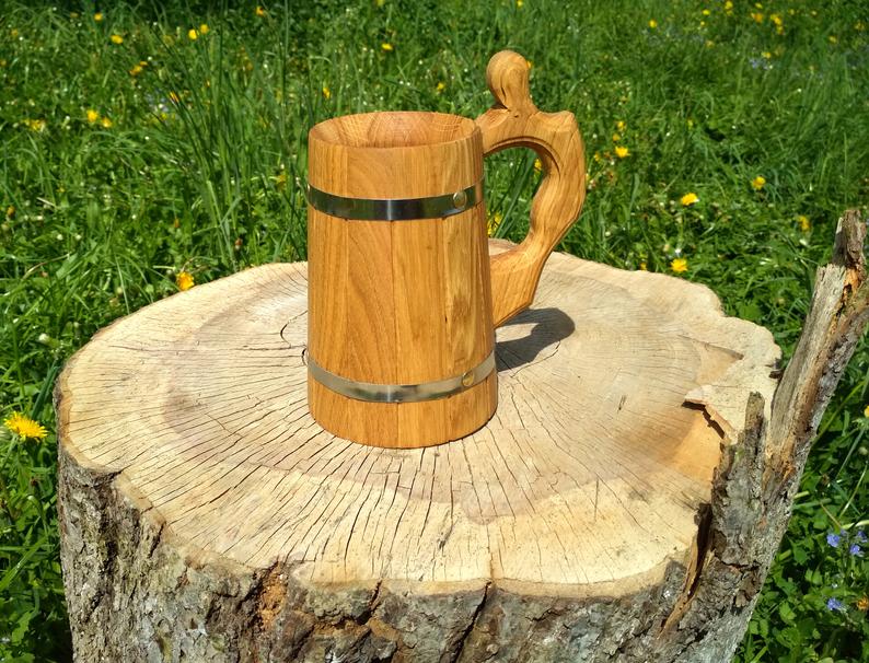 Wooden Tavern Beer Mug