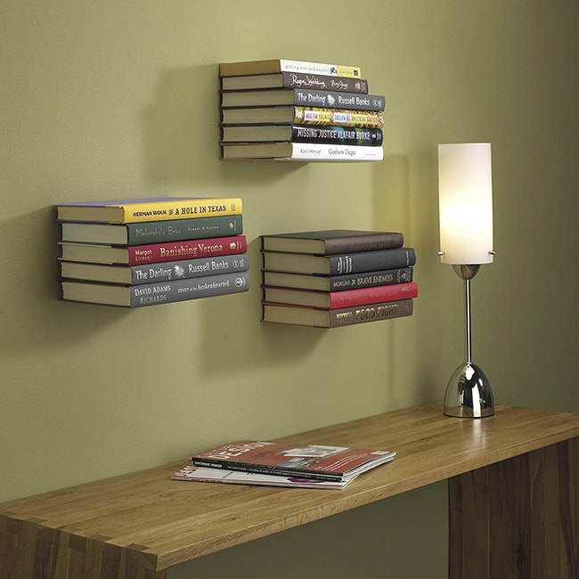 Invisible Floating Bookshelf The, Floating Shelves Made Of Books