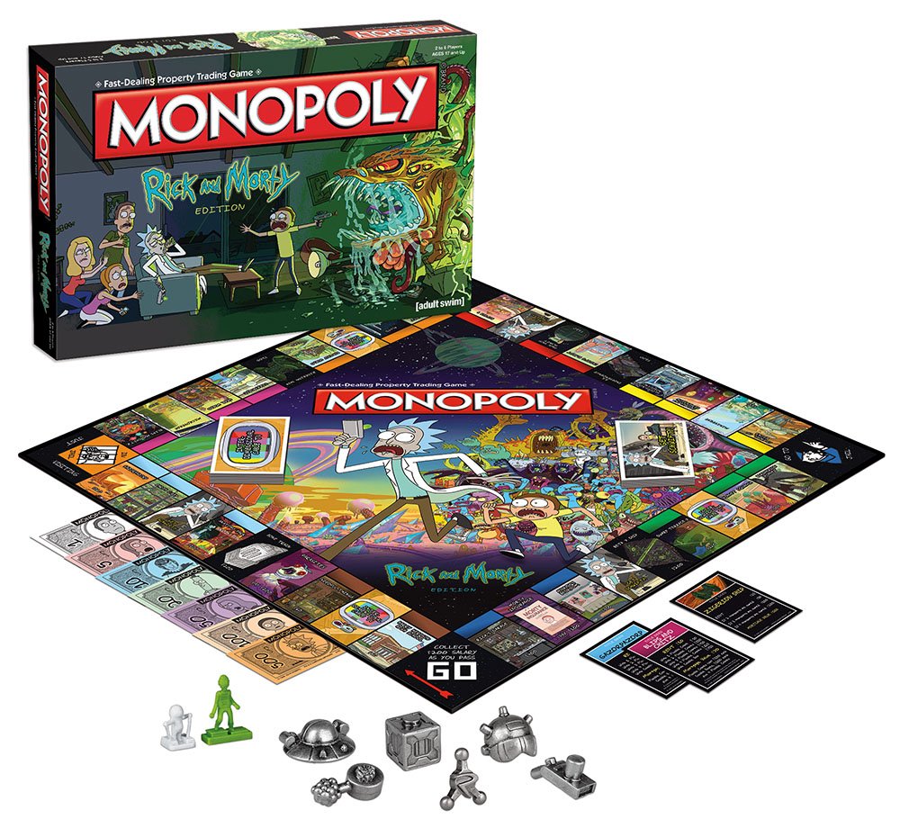 Monopoly Rick and Morty Board Game