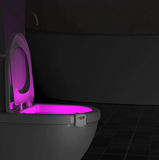 LED Toilet Light with Motion Detection