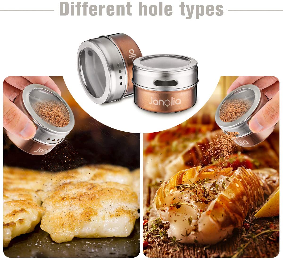 Magnetic Condiment Jars